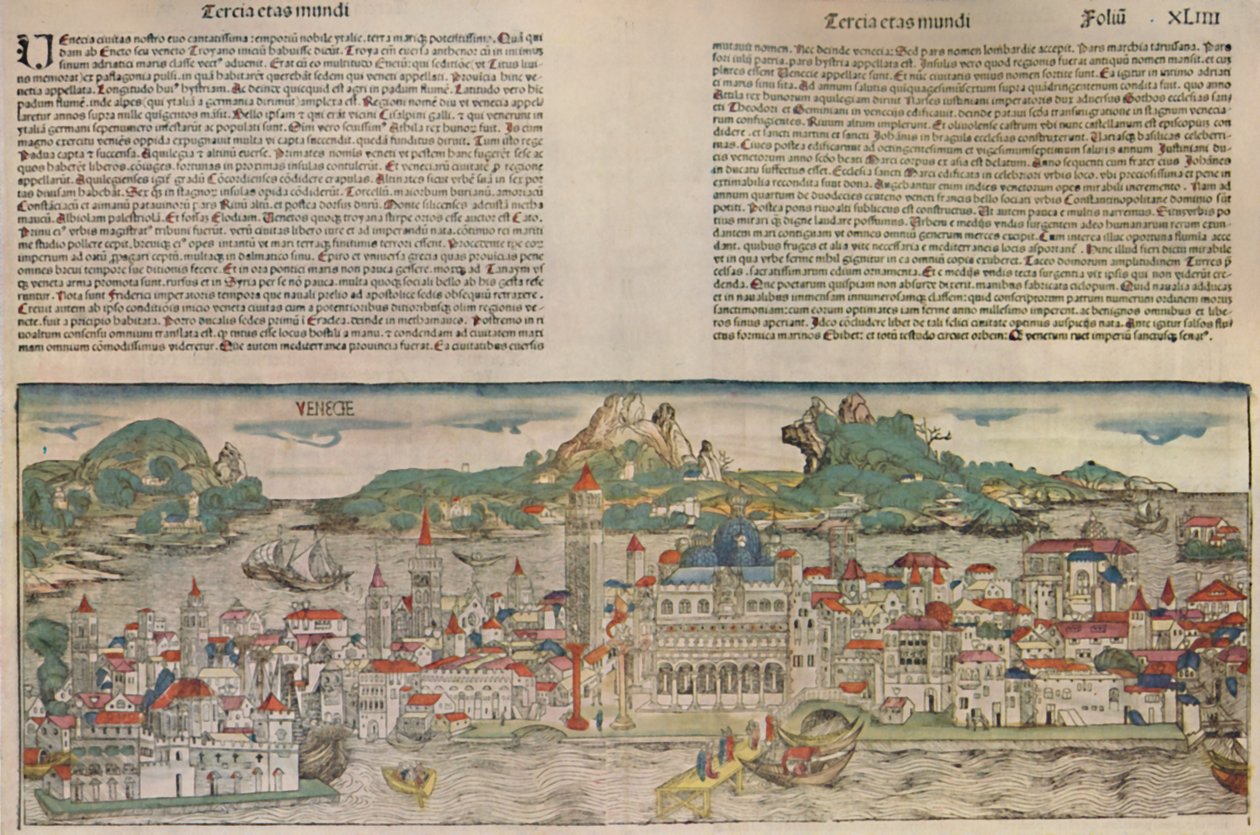 Venice in 1493 by Unbekannt