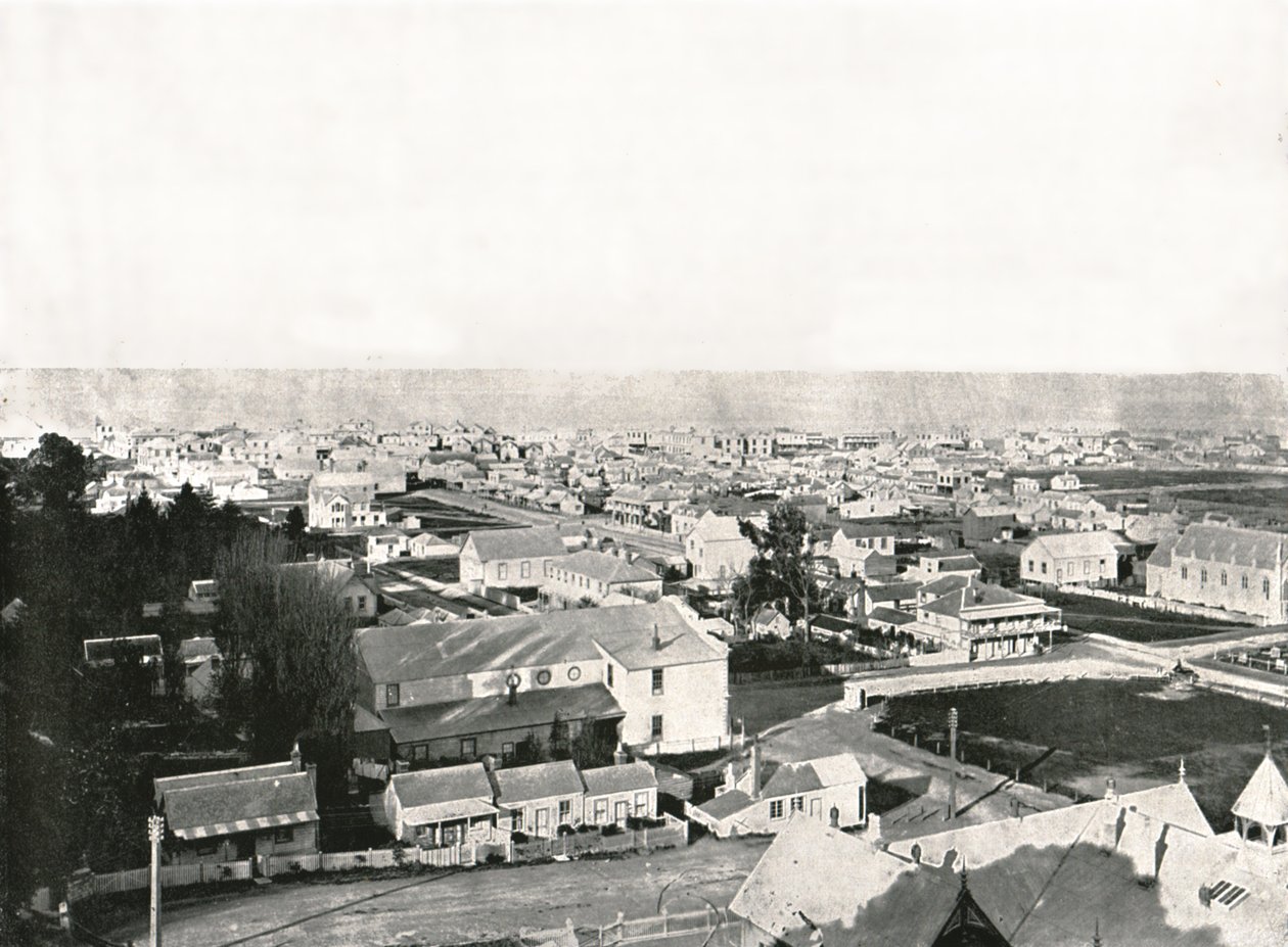View from Milton Road, Napier, New Zealand by Unbekannt