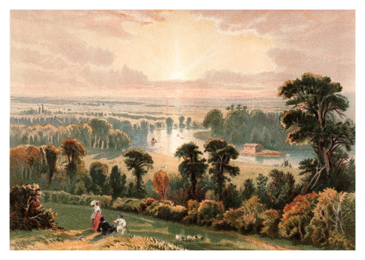View from Richmond Hill, 1880 by Unbekannt