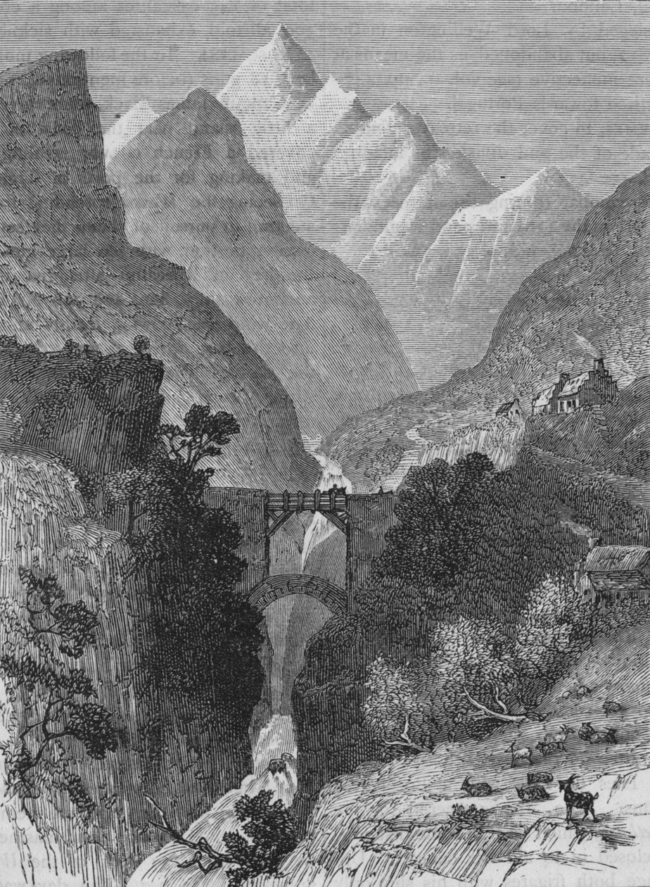 View in the Pyrenees by Unbekannt