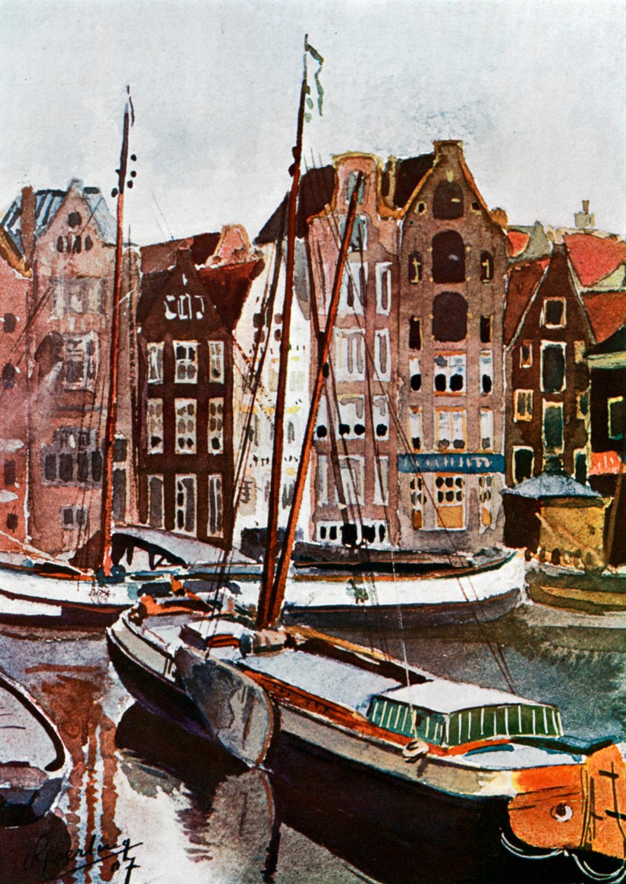 View of Amsterdam by Unbekannt