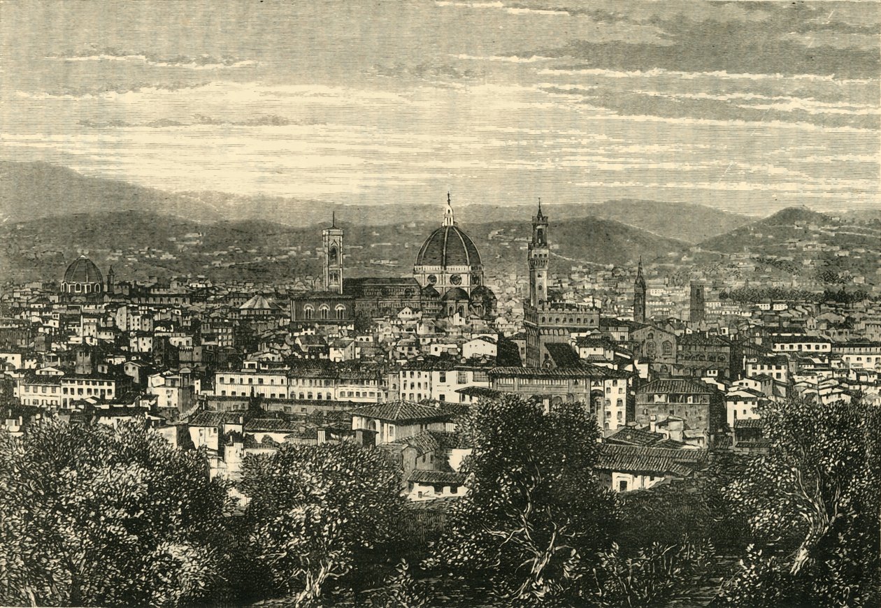 View of Florence from the Belvedere by Unbekannt