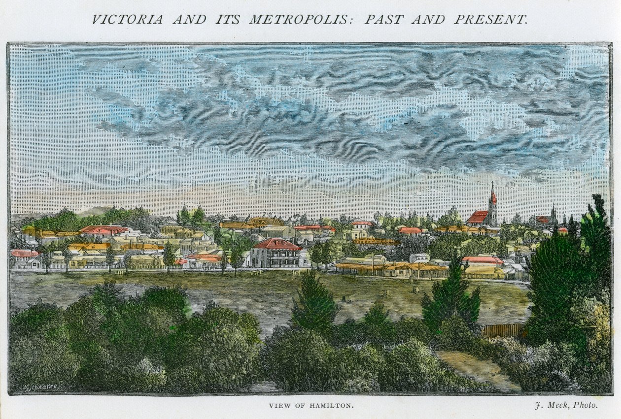 View of Hamilton, Victoria, Australia by Unbekannt