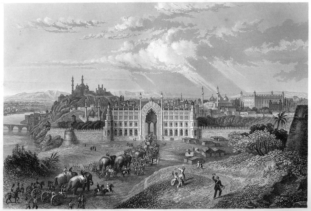 View of Lucknow, India by Unbekannt