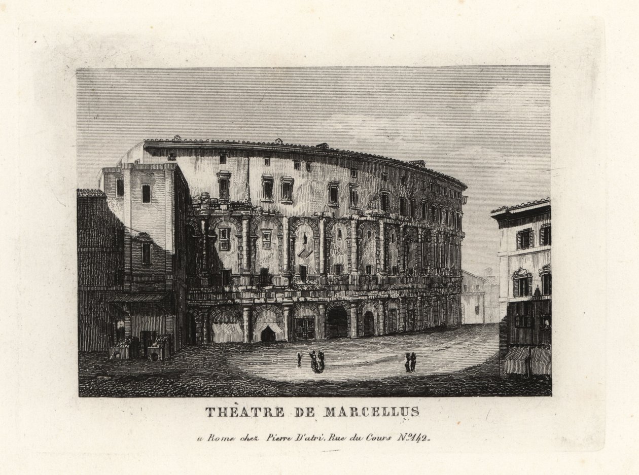 View of the Theatre of Marcellus by Unbekannt