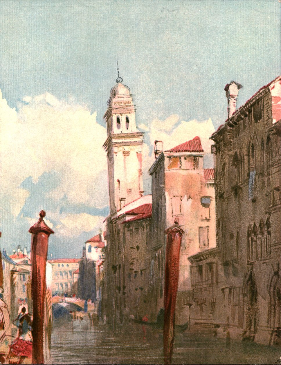 View on a Canal, c1826 by Unbekannt