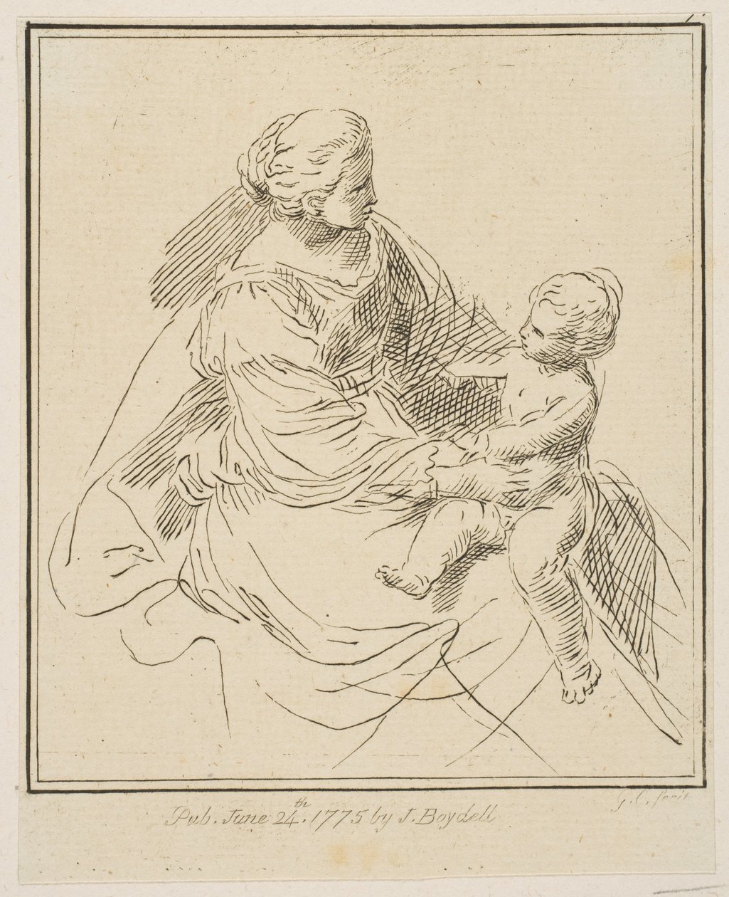 Virgin and Child by Unbekannt