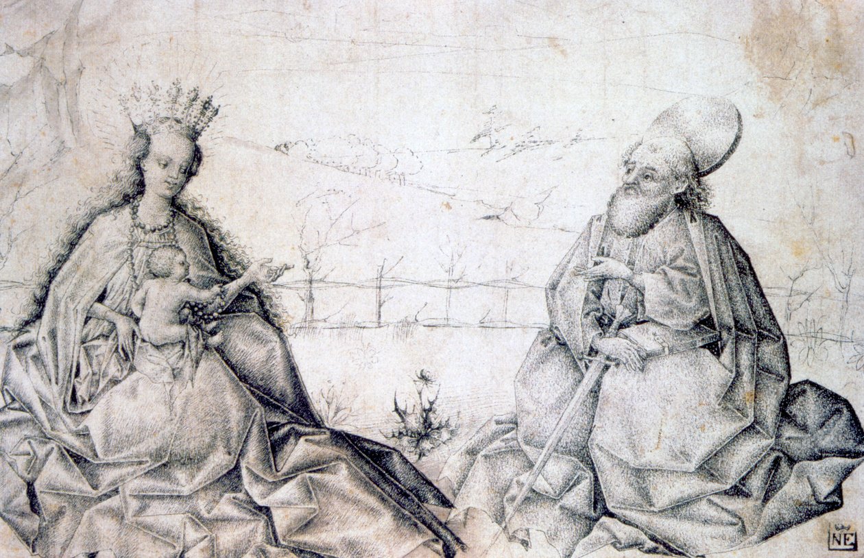 Virgin and Child with St Paul by Unbekannt