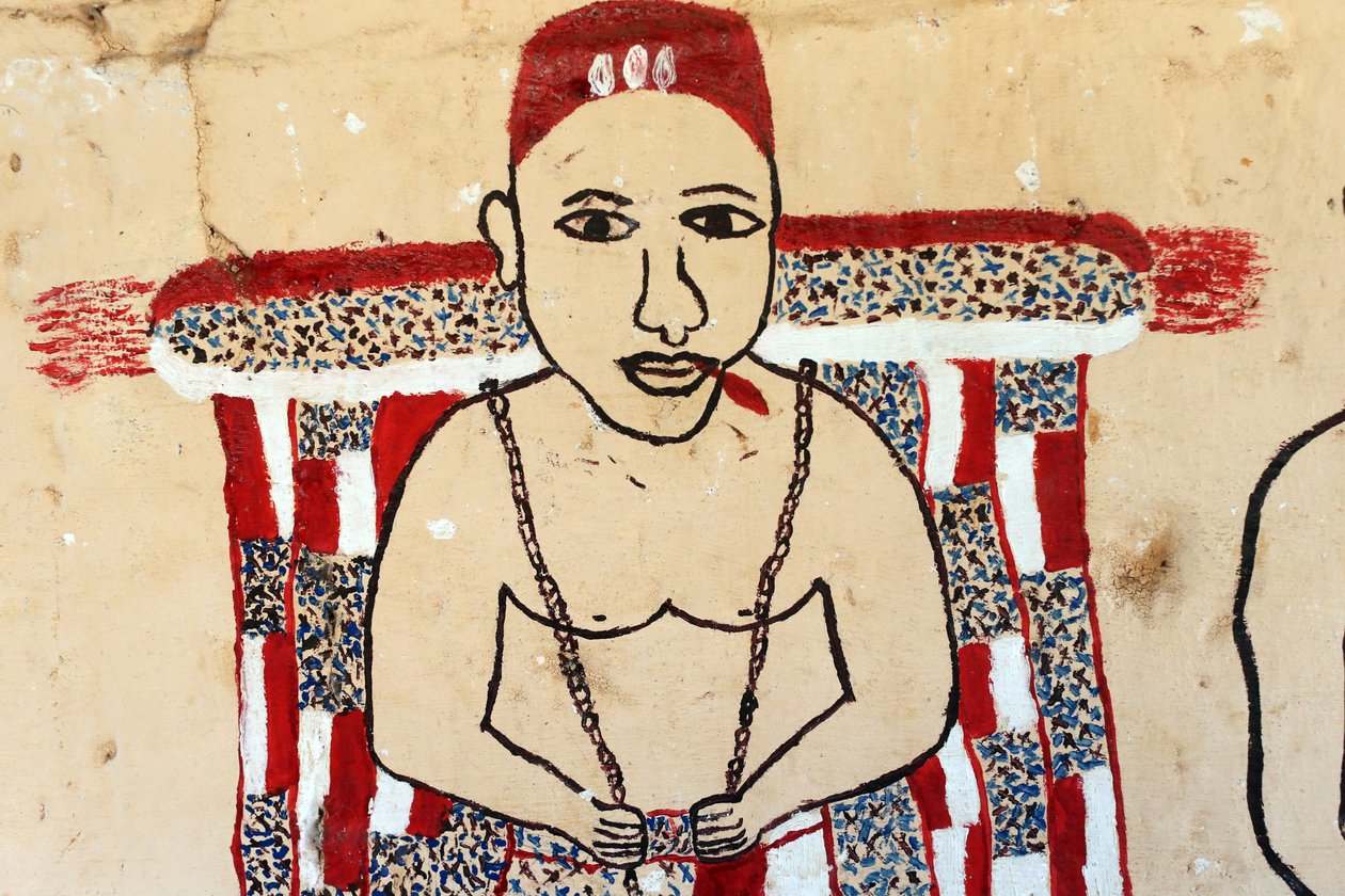 Voodoo Wall Painting on a Convent by Unbekannt