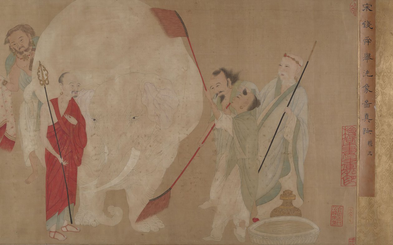 Washing the Sacred Elephant by Unbekannt
