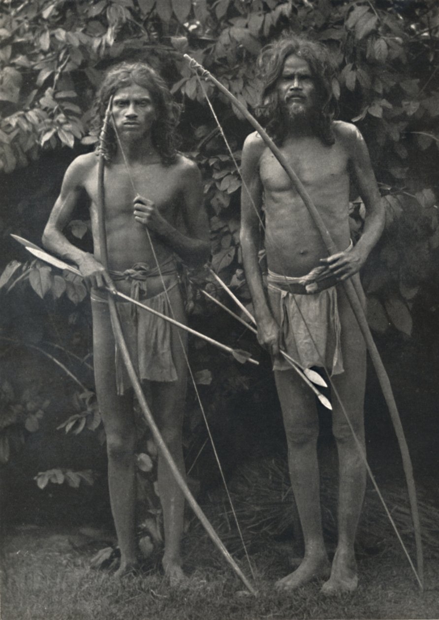 Wedda with Bow and Arrows by Unbekannt