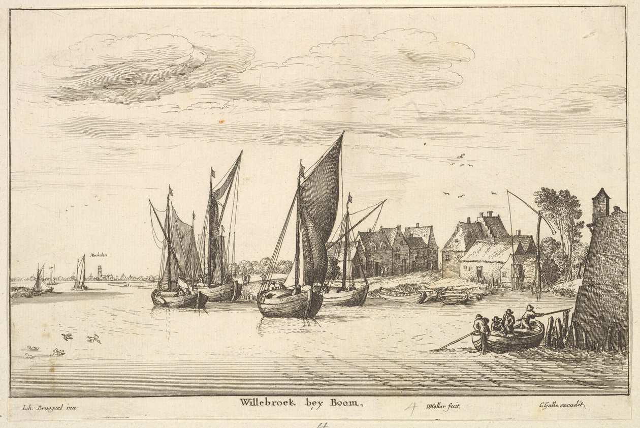 Willebroeck bey Boom by Unbekannt
