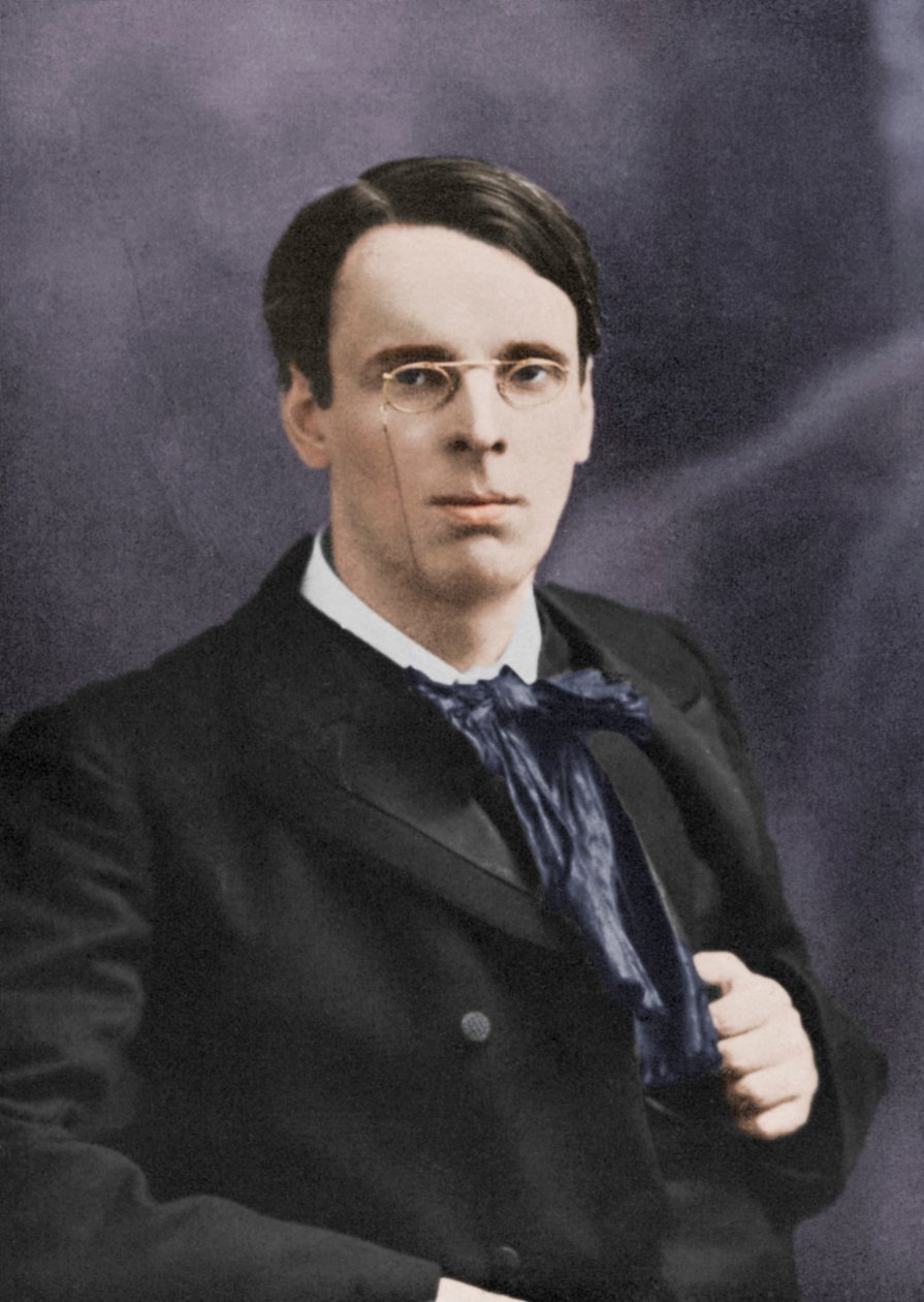 William Butler Yeats, Irish poet and playwright by Unbekannt