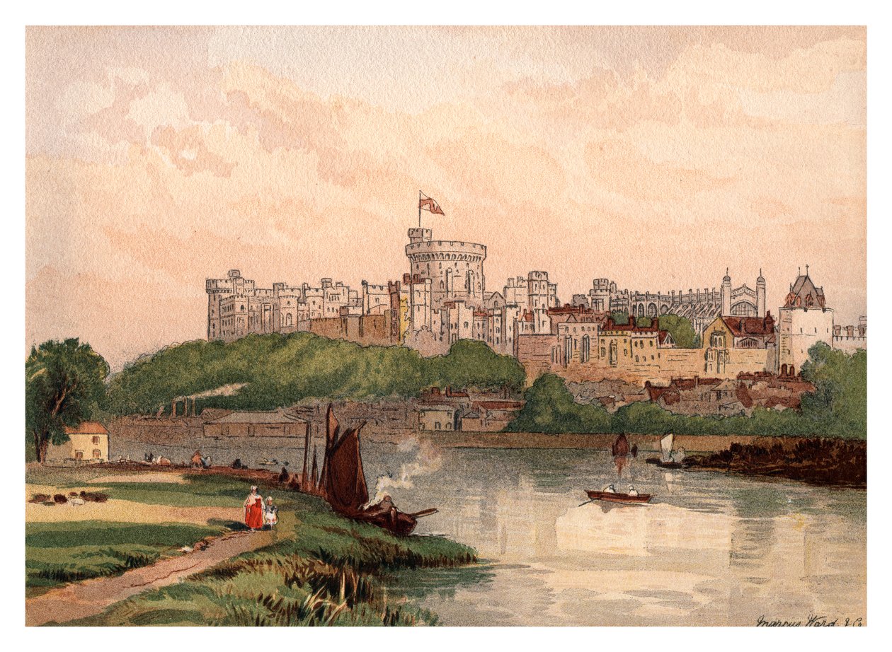 Windsor Castle, 1880 by Unbekannt