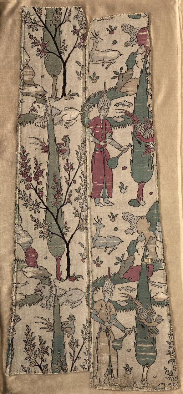 Wine bearers in landscape, from a robe by Unbekannt