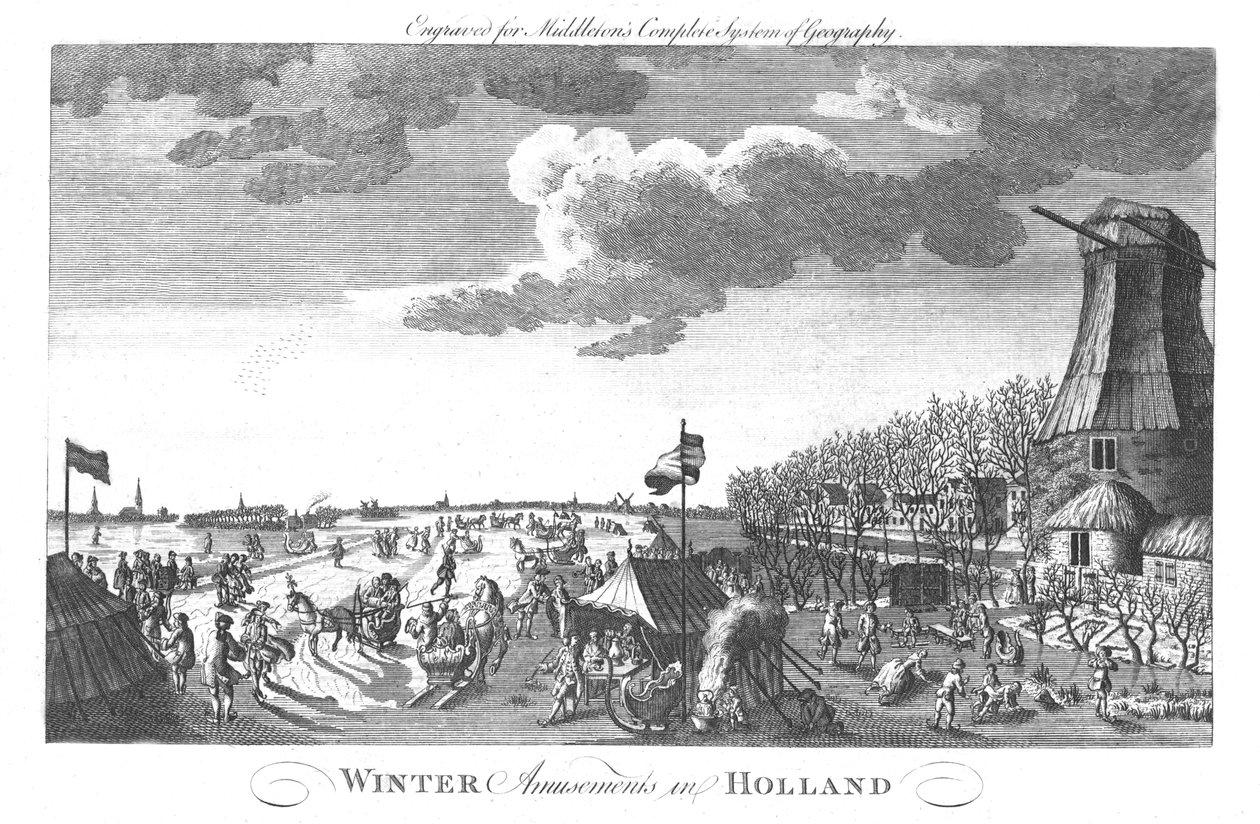 Winter Amusements in Holland by Unbekannt