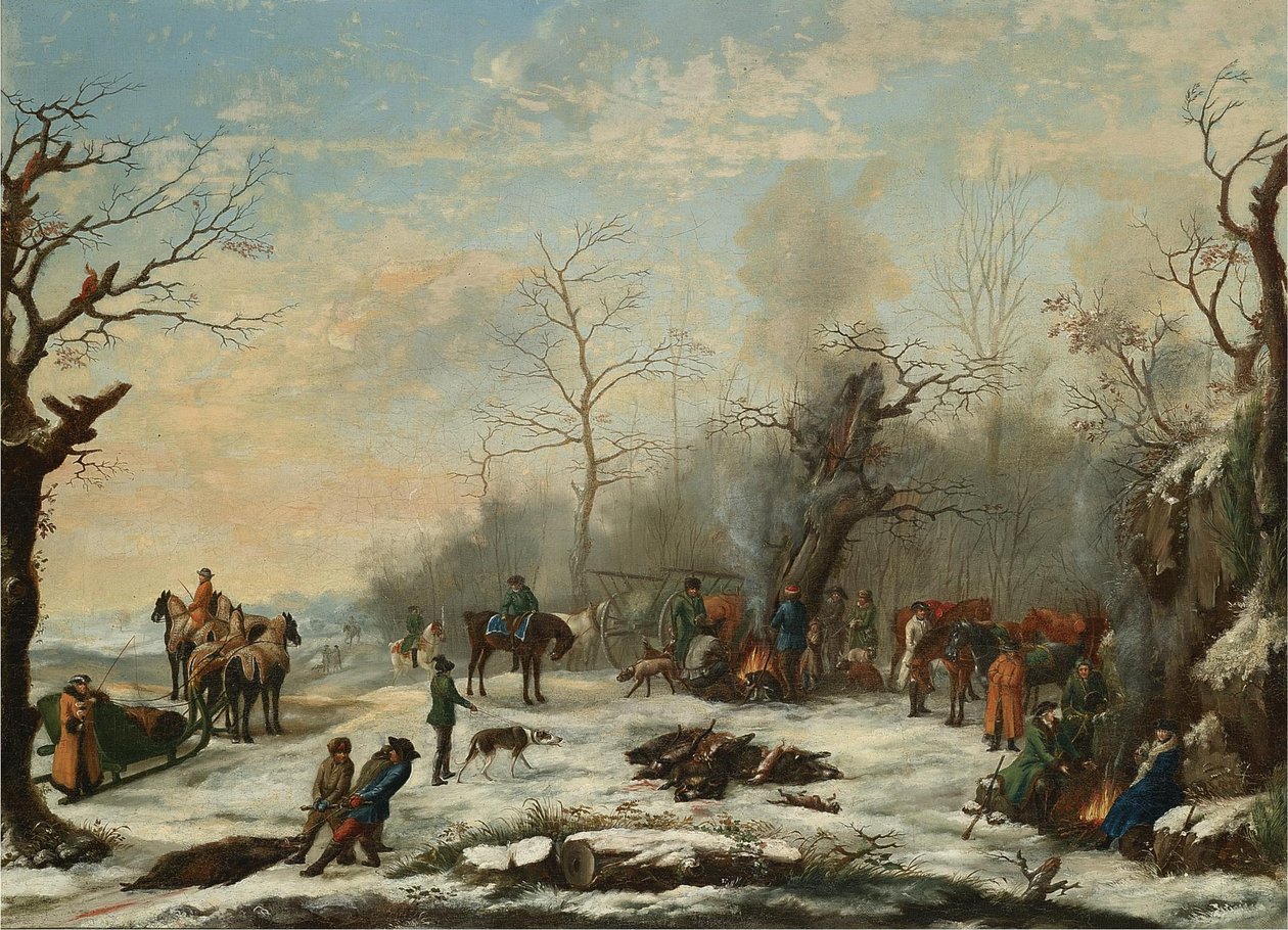 Winter Hunt by Unbekannt