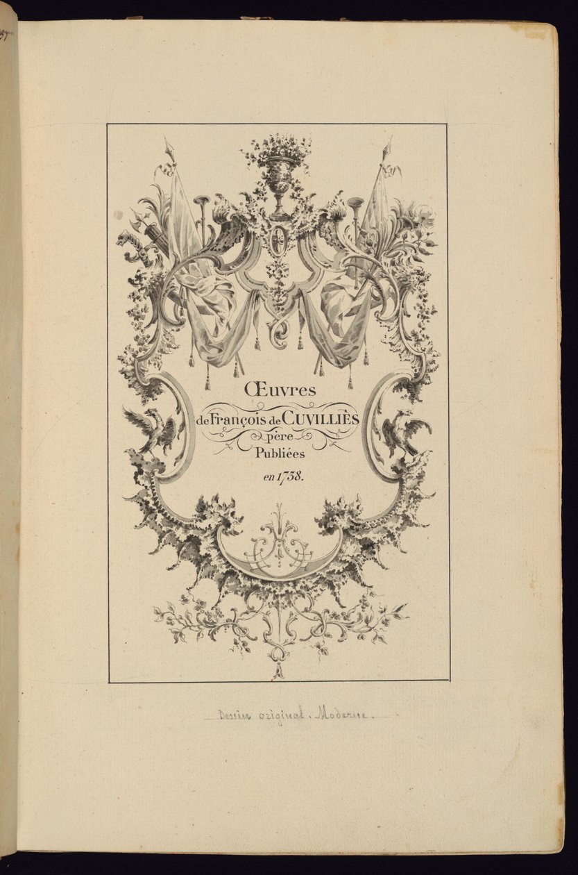 Works of François de Cuvilliés the elder by Unbekannt