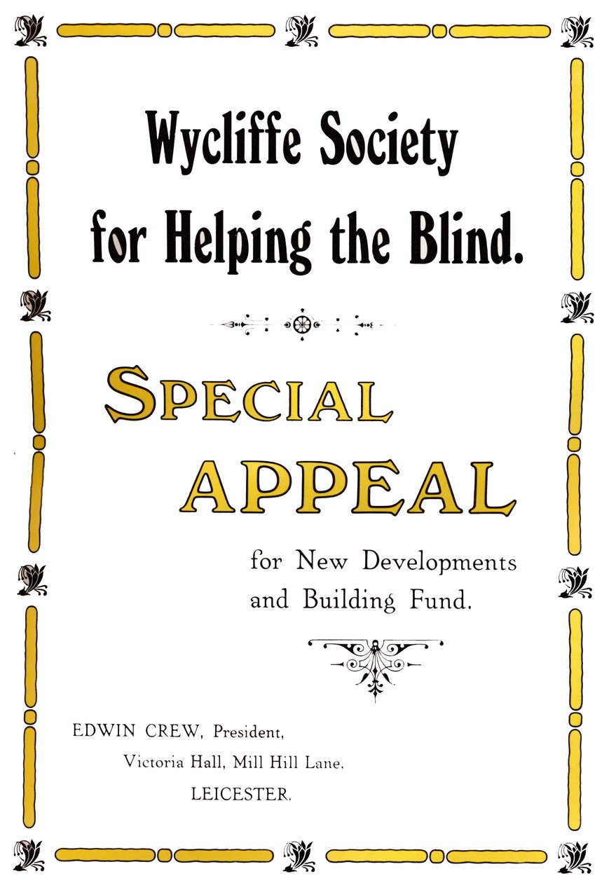 Wycliffe Society for Helping the Blind by Unbekannt