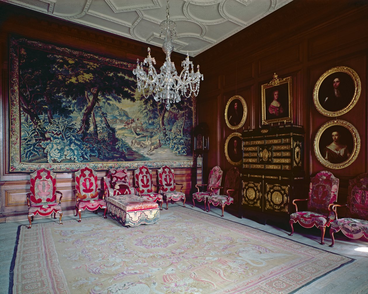 Drumlanrig Castle: panelled State Room by Unbekannt Unbekannt