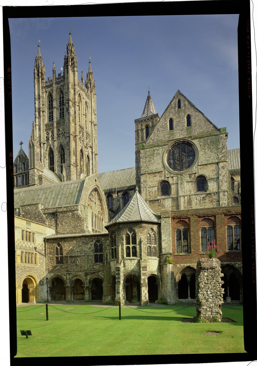 Exterior View of Canterbury Cathedral by Unbekannt Unbekannt
