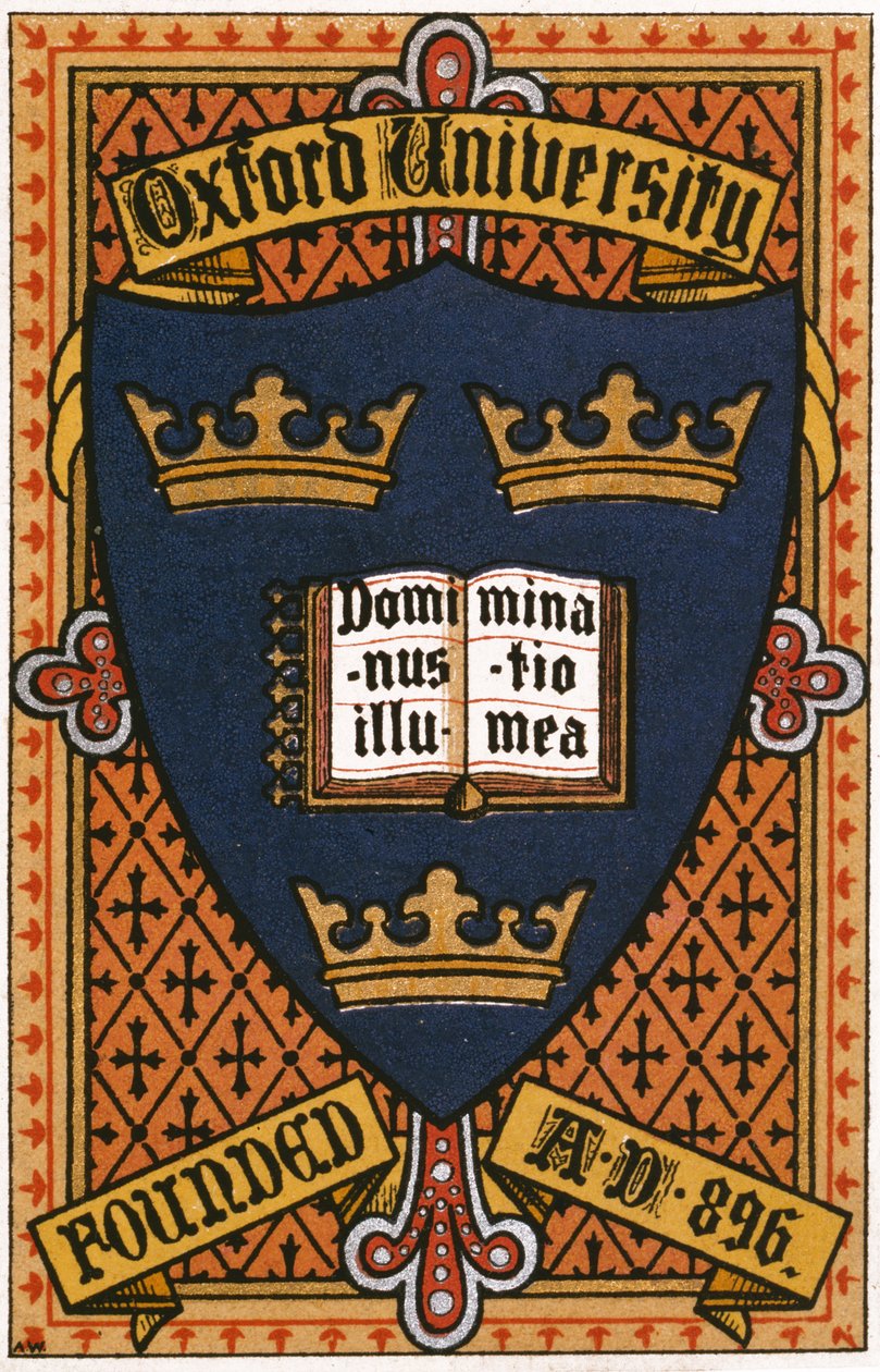 Oxford University: Coat of Arms by Unbekannt Unbekannt