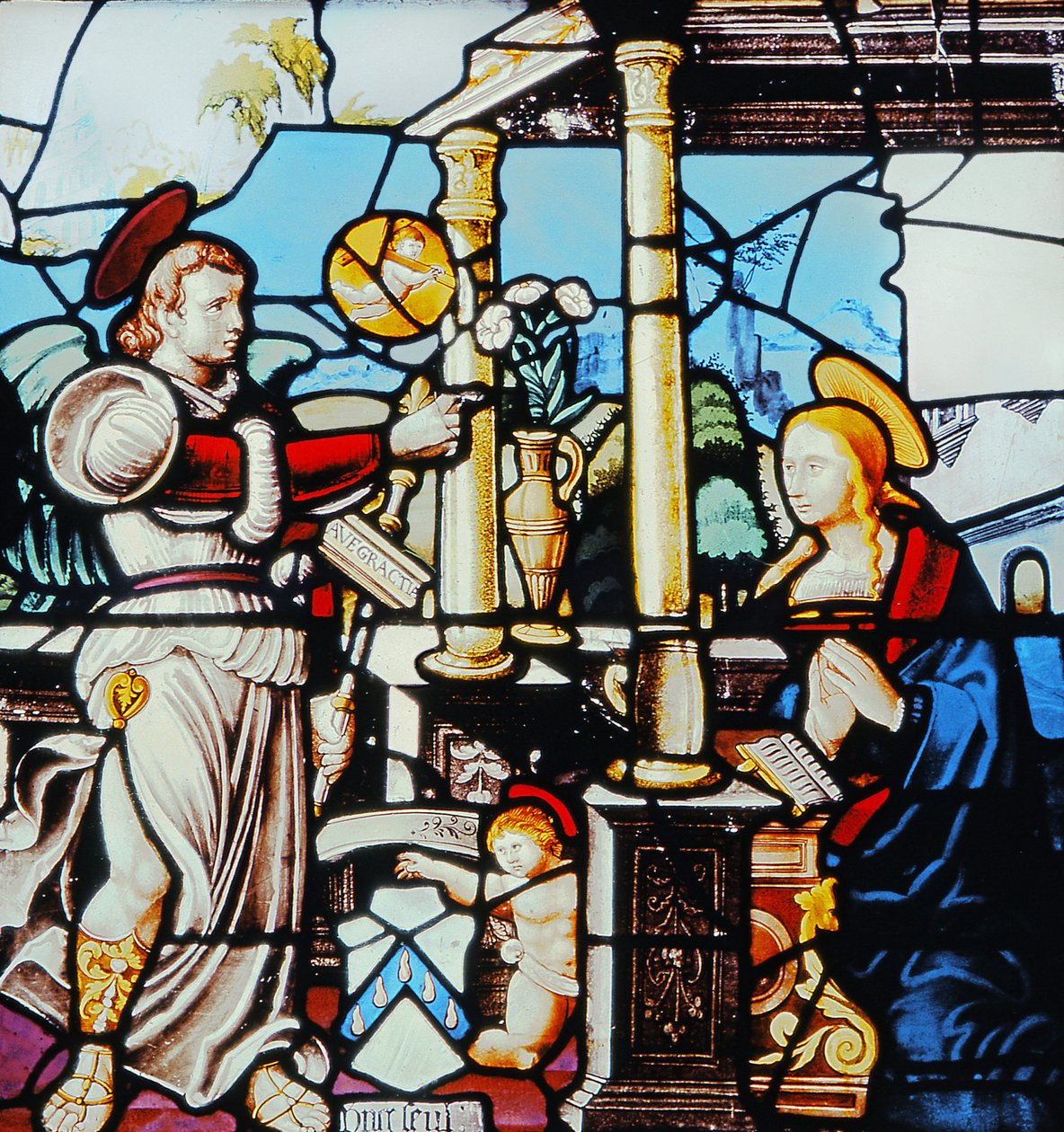 The Annunciation by Unbekannt Unbekannt