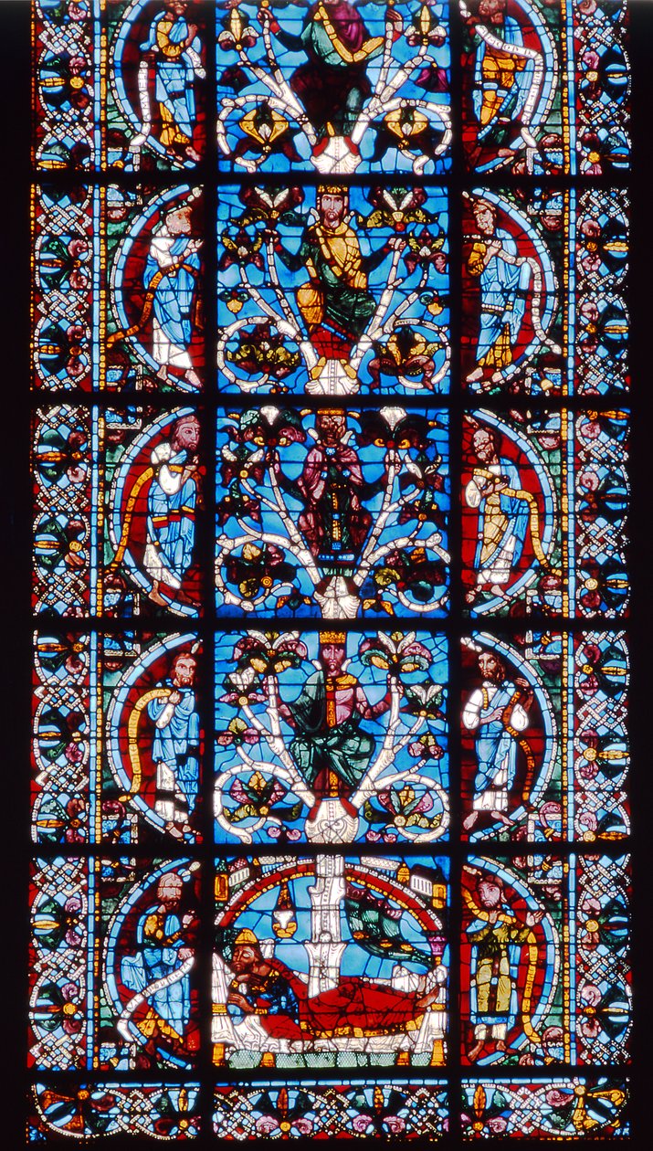 Tree of Jesse (detail) by Unbekannt Unbekannt