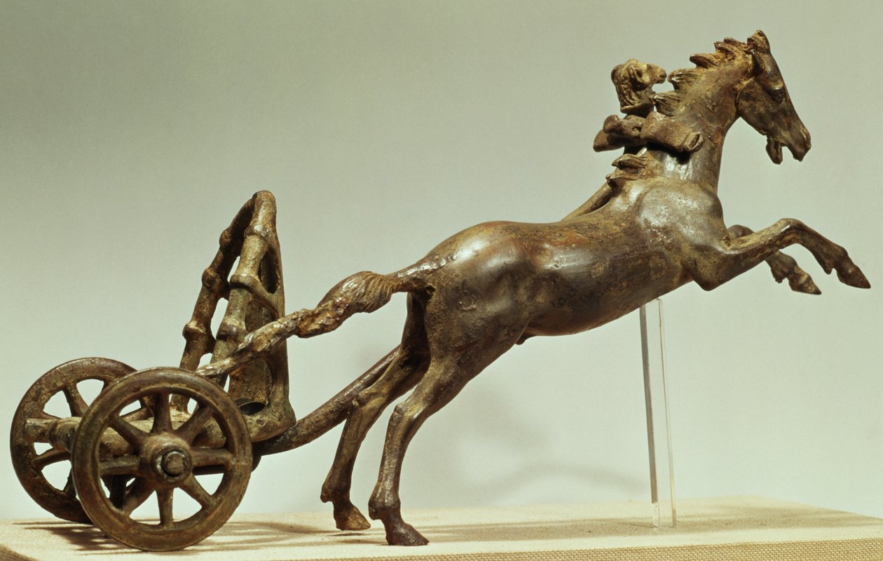 Model of a Two Horse Chariot by Unbekannt Unbekannt