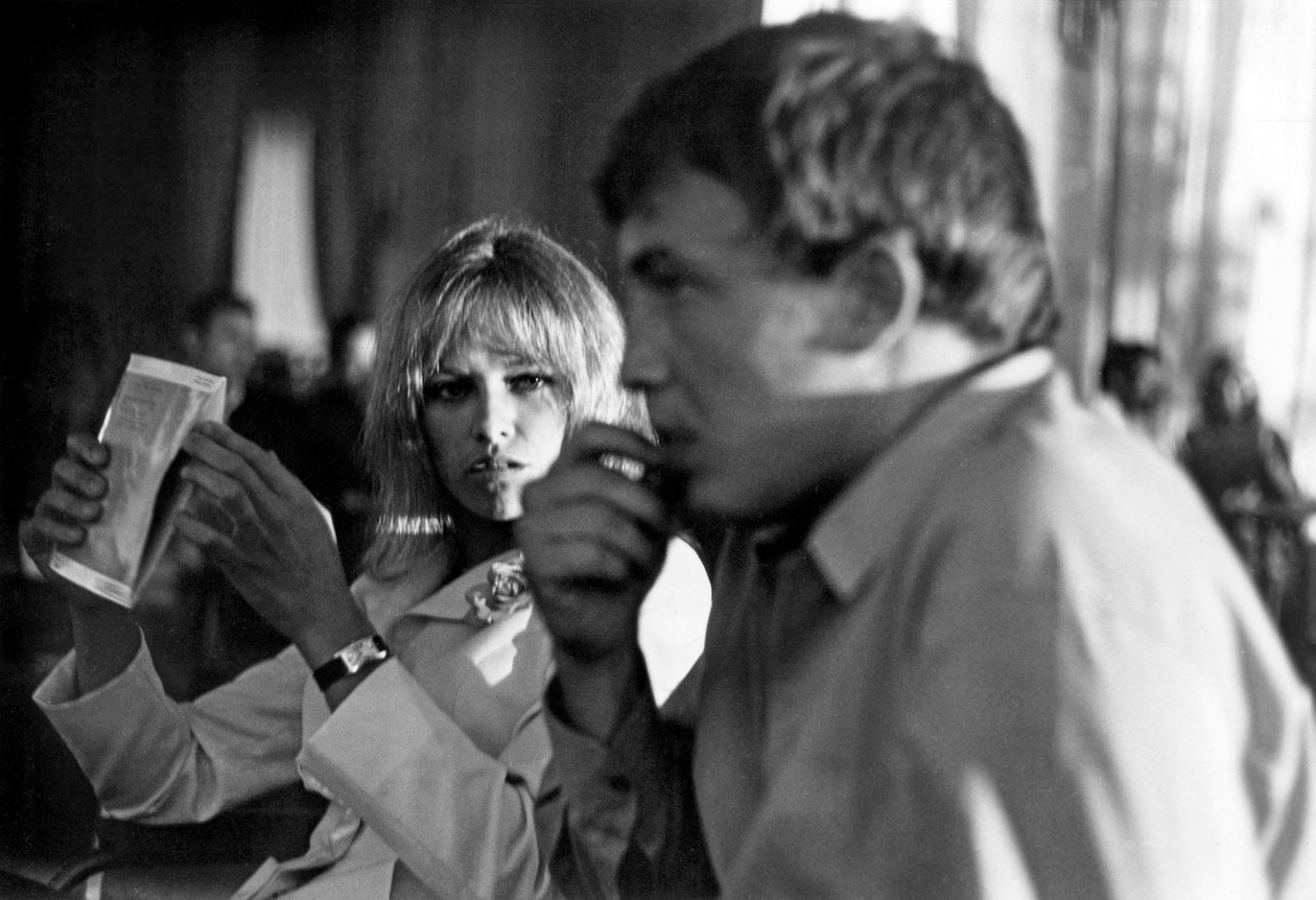 Nathalie Delon and Stefan Markovic in Saint-Tropez in 1967 by Unbekannt Unbekannt