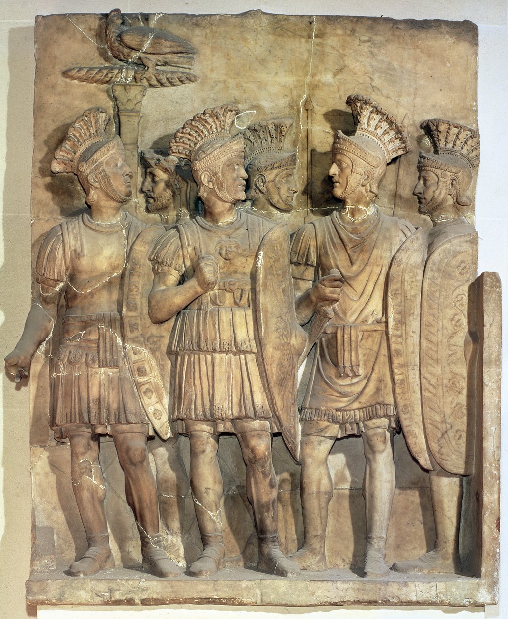 Soldiers of the Praetorian Guard, relief, Roman, 2nd century by Unbekannt Unbekannt