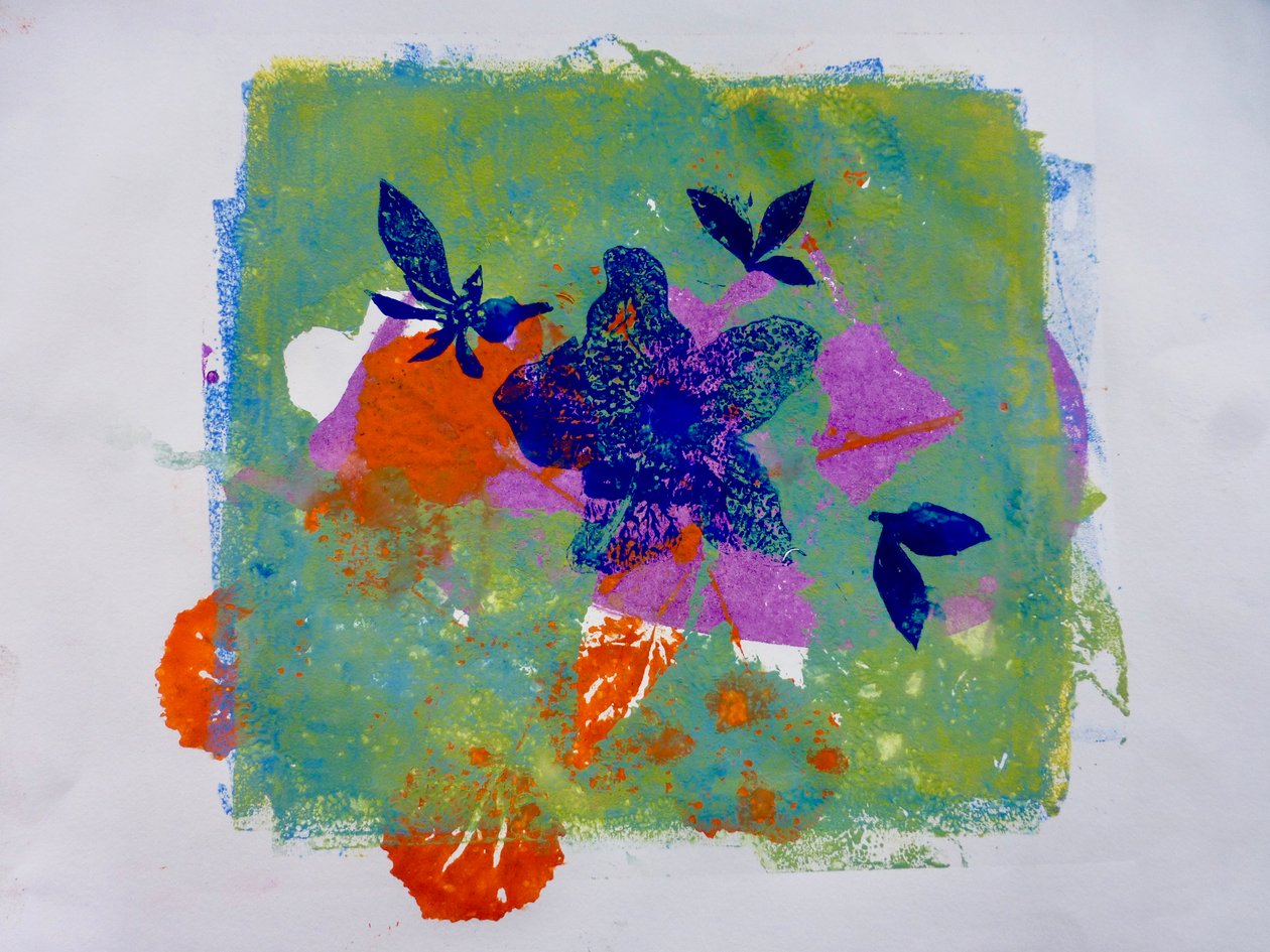 Blue Flower by Unbekannt Unbekannt