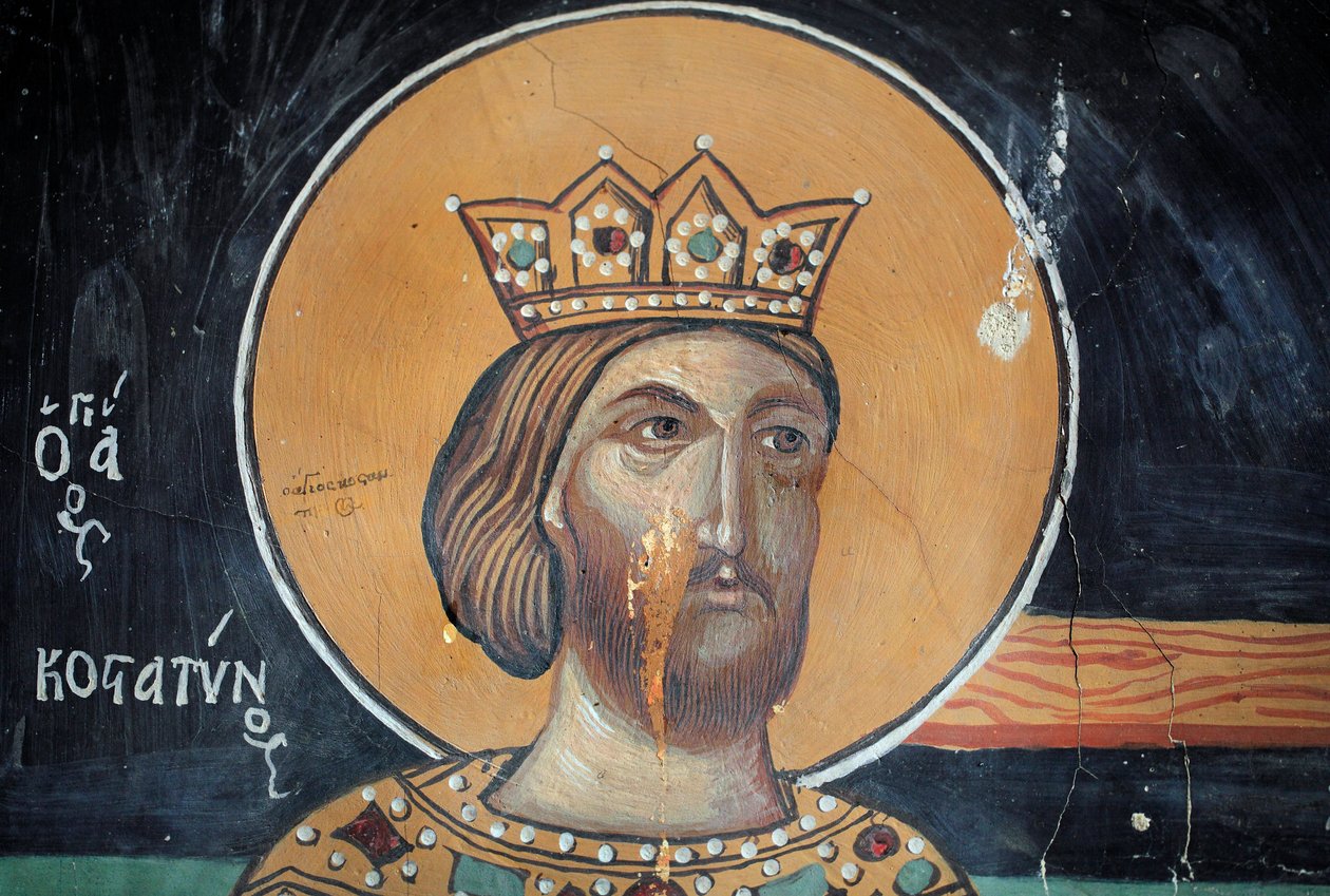 Byzantine Fresco from the 15th Century by Unbekannt Unbekannt