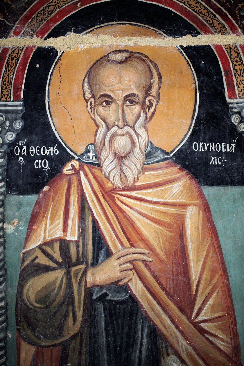 Byzantine Fresco from the 15th Century by Unbekannt Unbekannt
