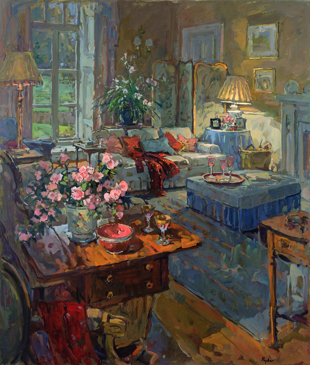 Drawing Room - Winter Afternoon by Unbekannt Unbekannt