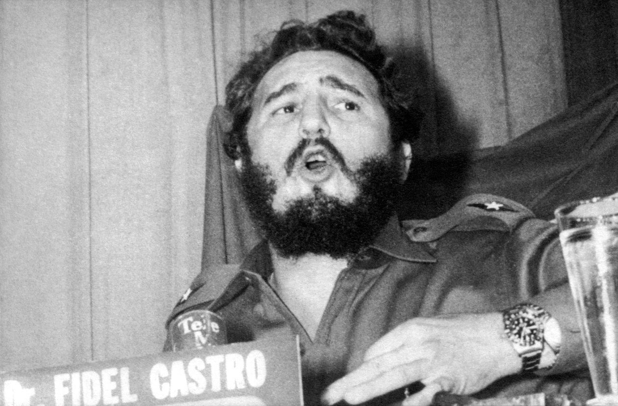 Fidel Castro Speaking by Unbekannt Unbekannt