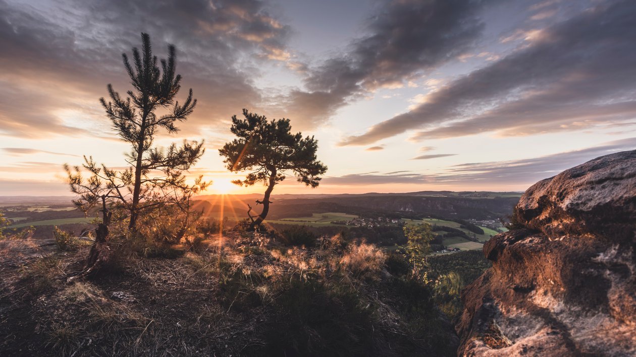 Lilienstein View, Saxon Switzerland by Unbekannt Unbekannt