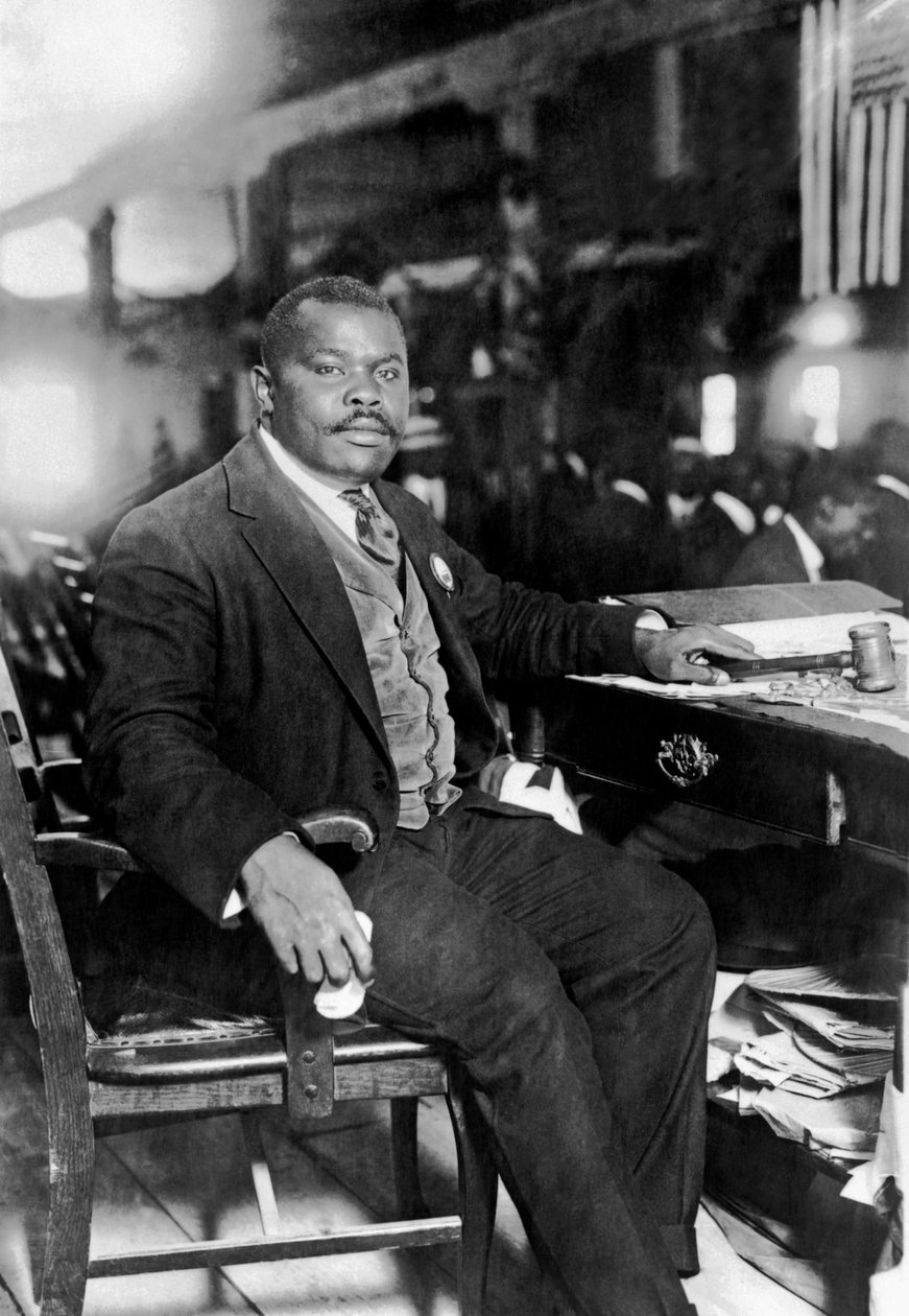Marcus Garvey at His Desk by Unbekannt Unbekannt