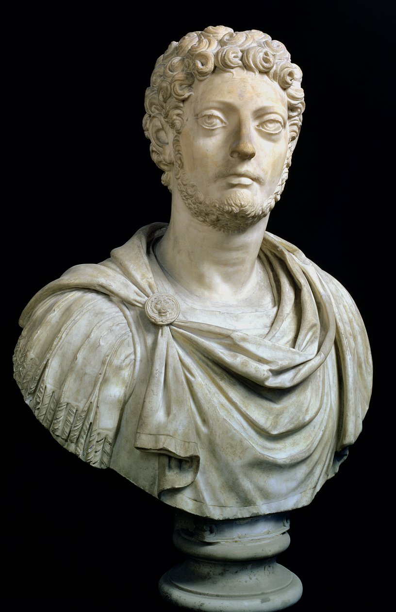 Portrait Bust of Emperor Lucius Aurelius Commodus by Unbekannt Unbekannt