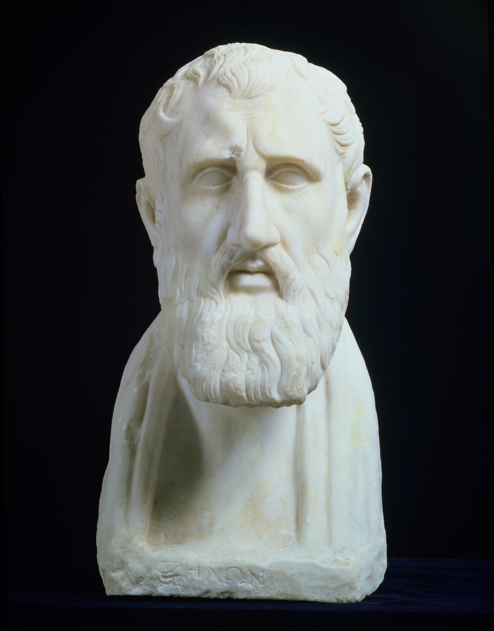 Portrait bust of Zeno of Citium by Unbekannt Unbekannt