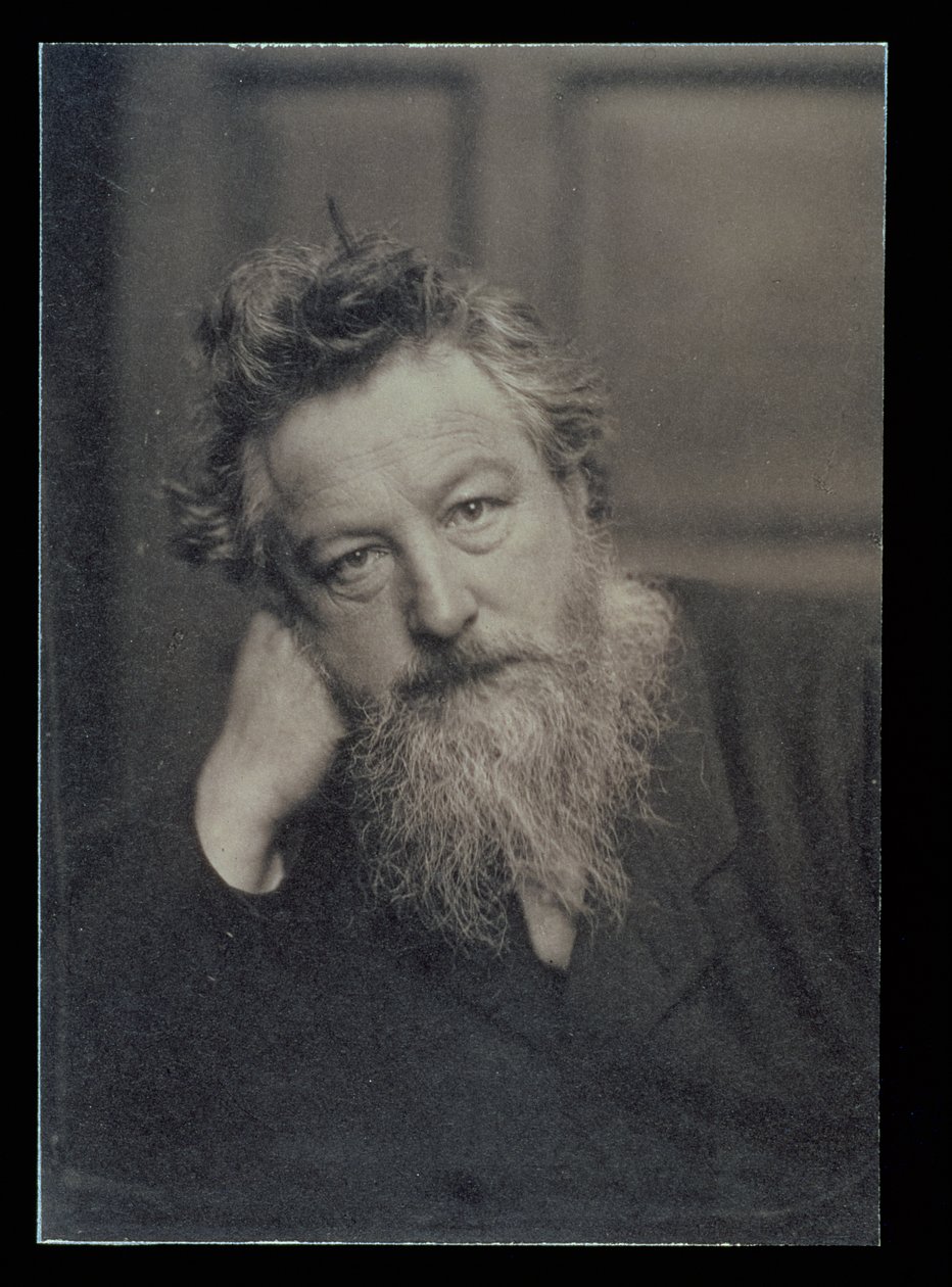 Portrait Photograph of William Morris by Unbekannt Unbekannt