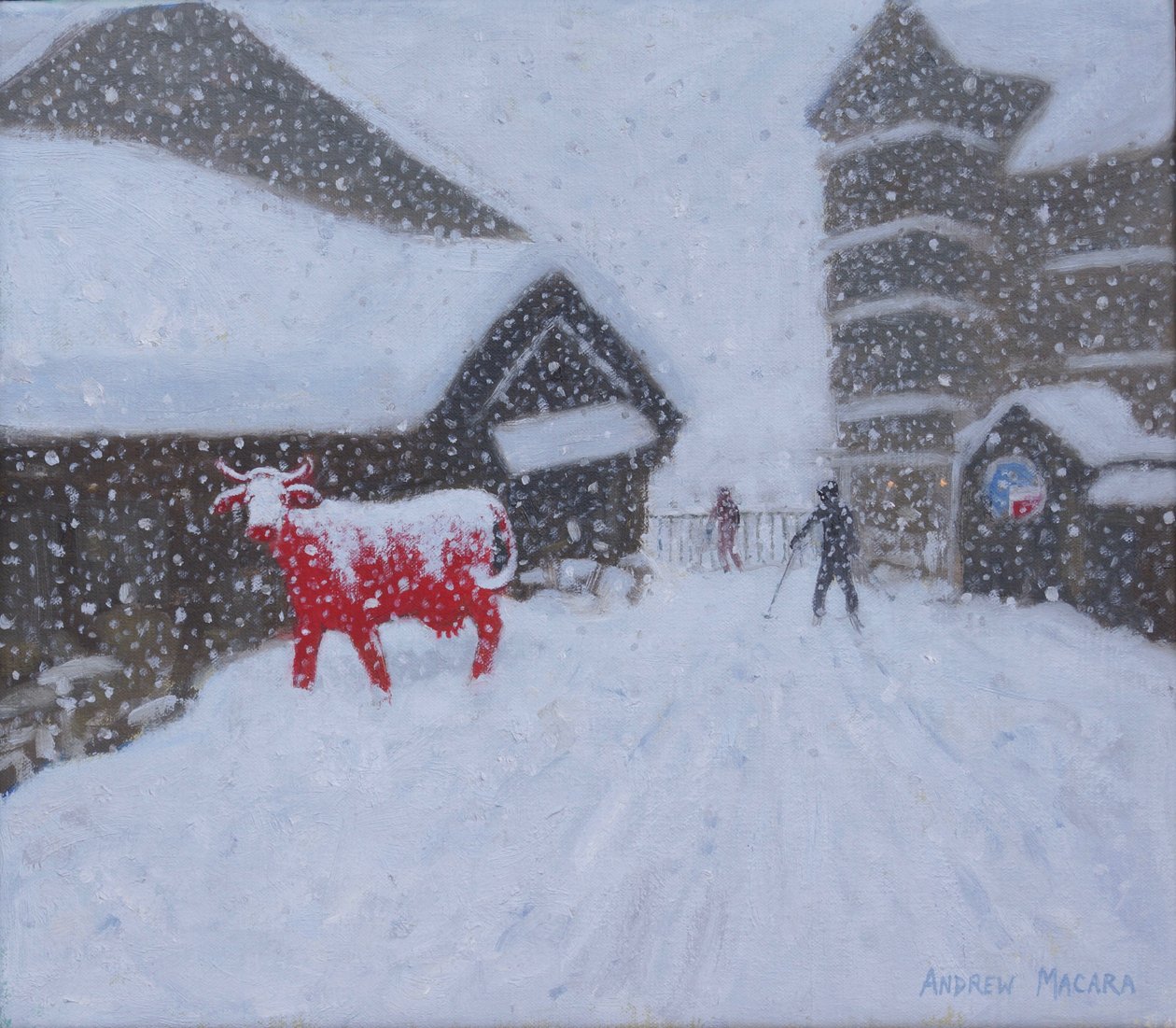 Red Cow, Les Arcs by Unbekannt Unbekannt