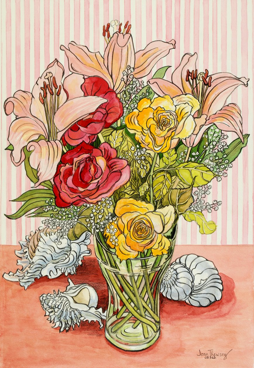 Roses, Lilies and Shells, 2008 by Unbekannt Unbekannt