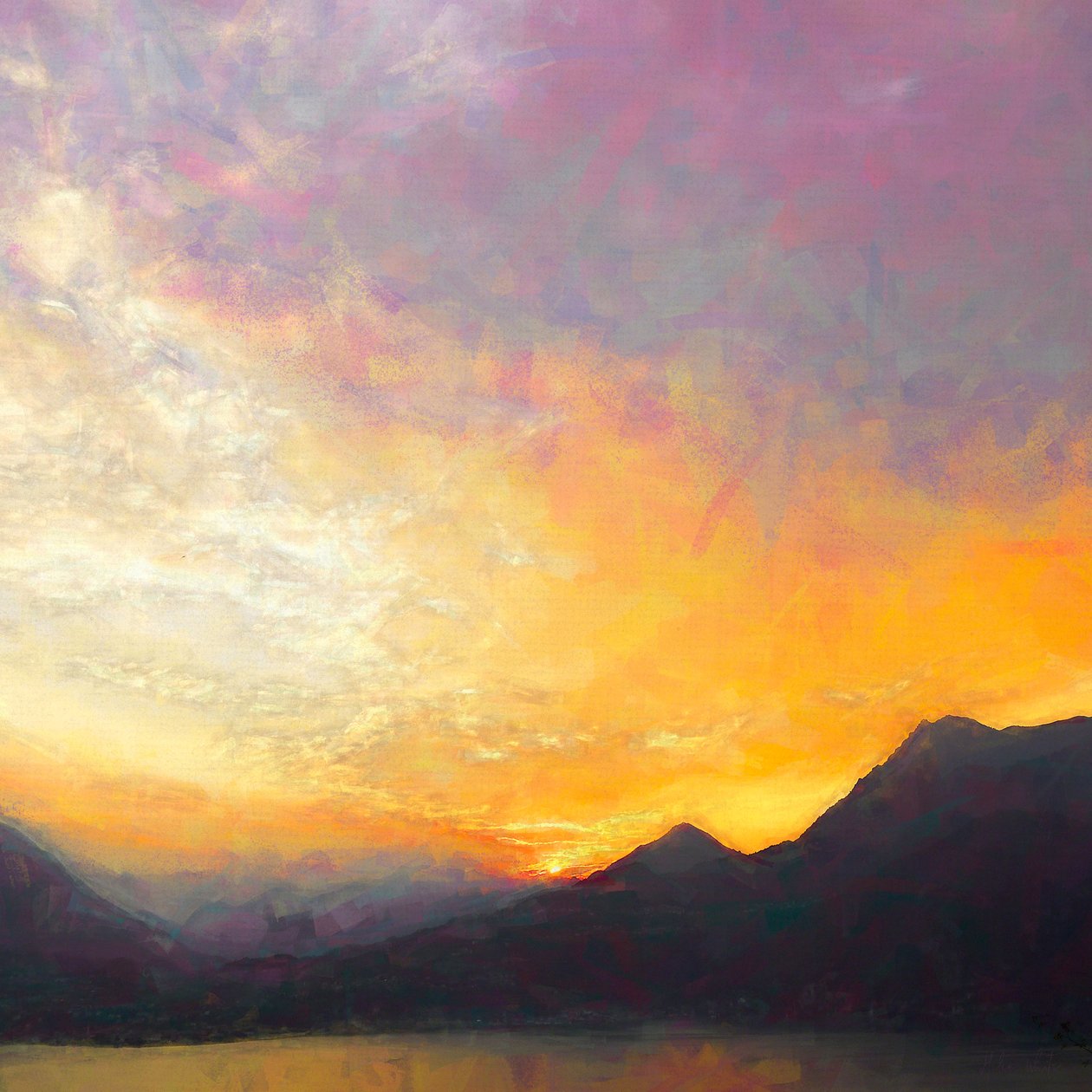 Sunset Sailing, 2018 by Unbekannt Unbekannt