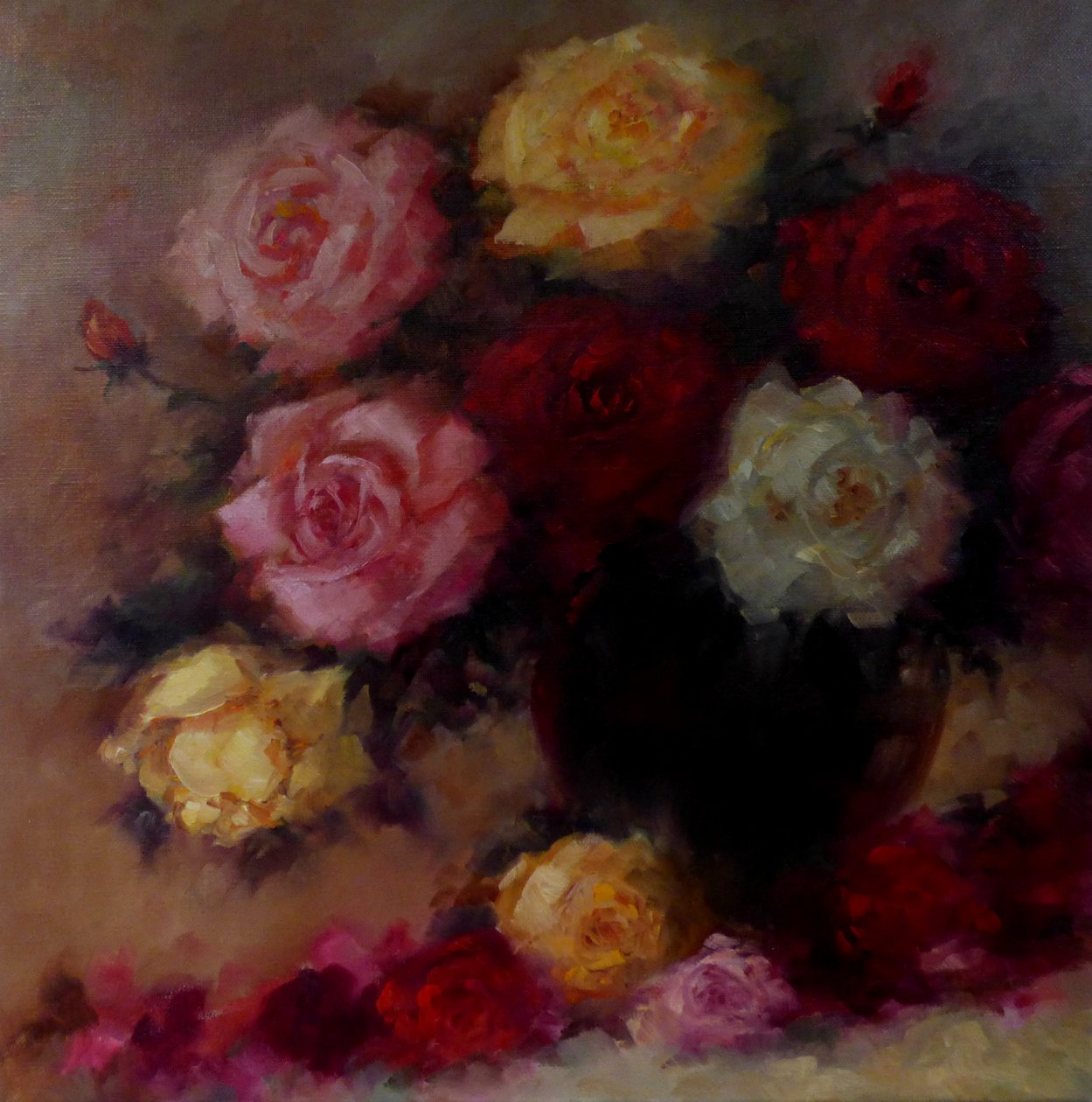 Winter Roses by Unbekannt Unbekannt