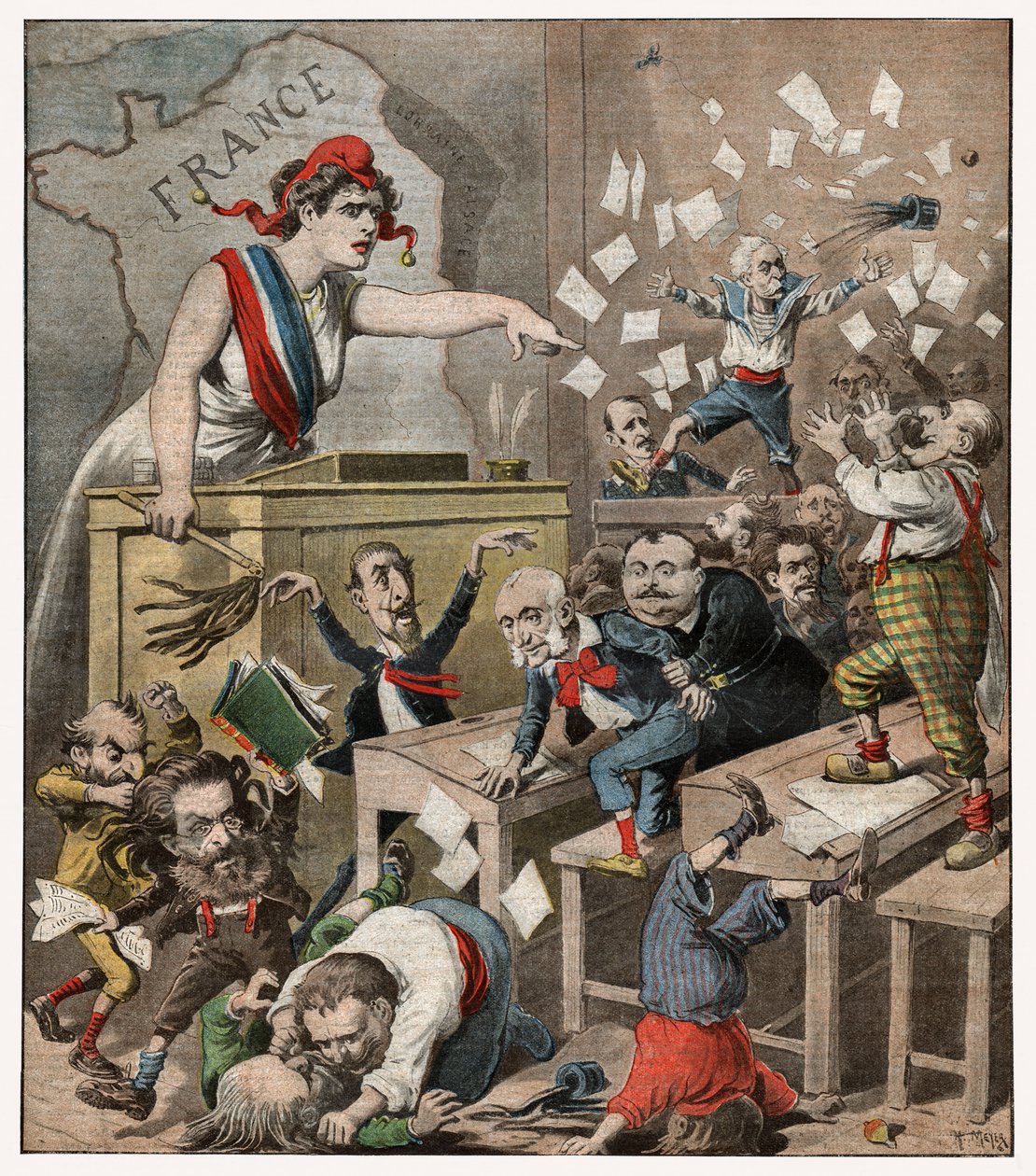 1898 elections by Unbekannter Künstler