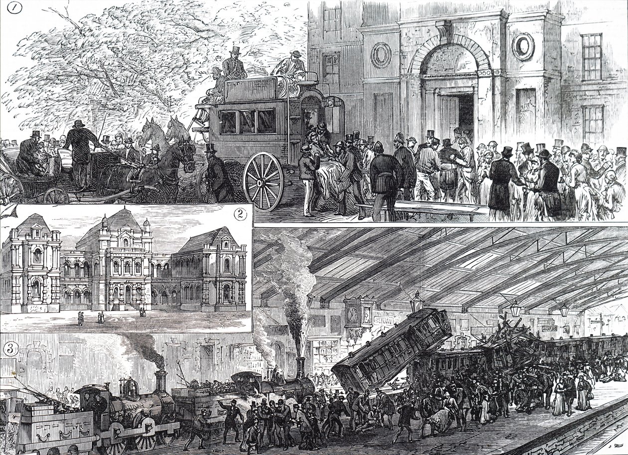 A Railway Accident at Blackburn Station by Unbekannt
