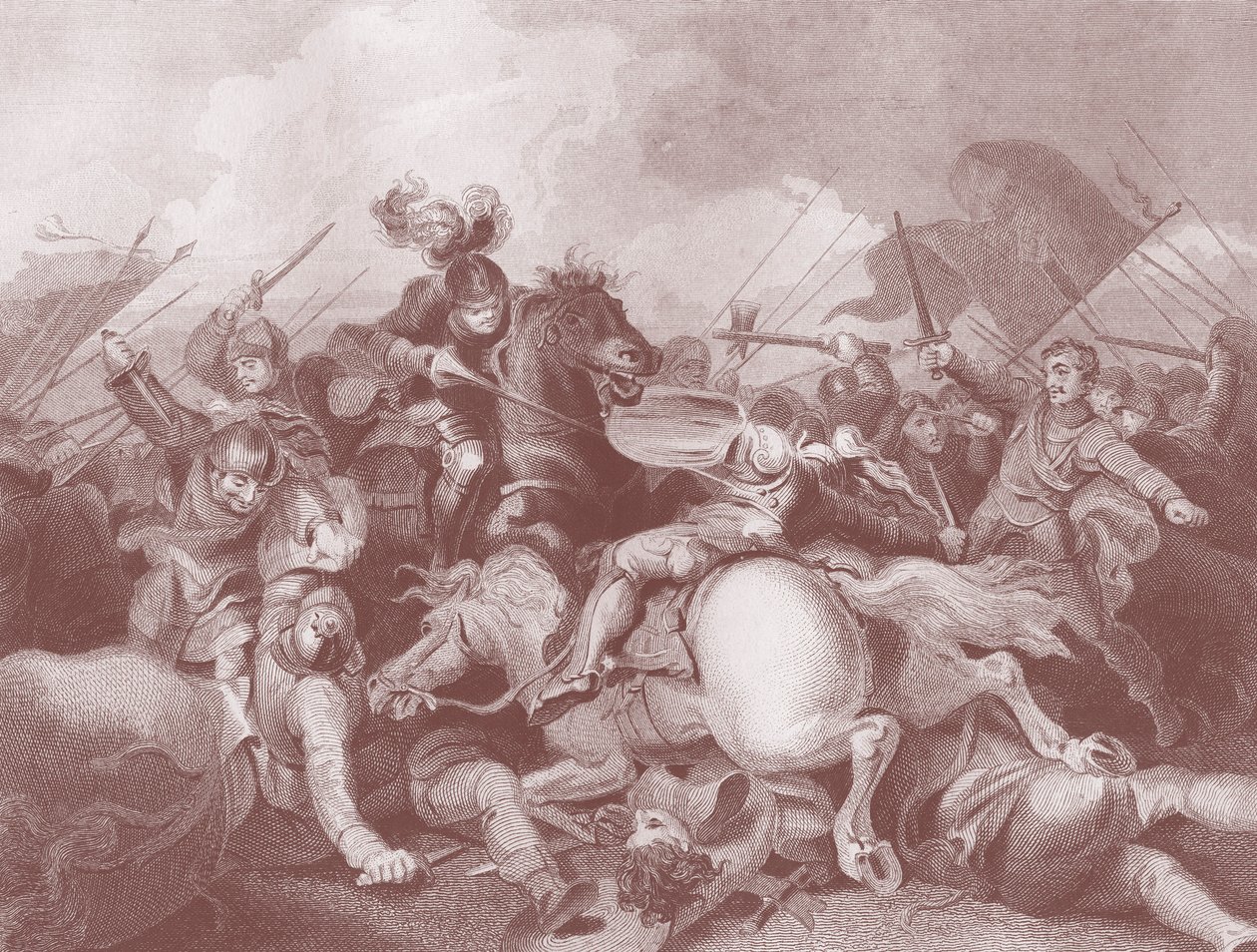 Battle of Bosworth Field by Unbekannter Künstler