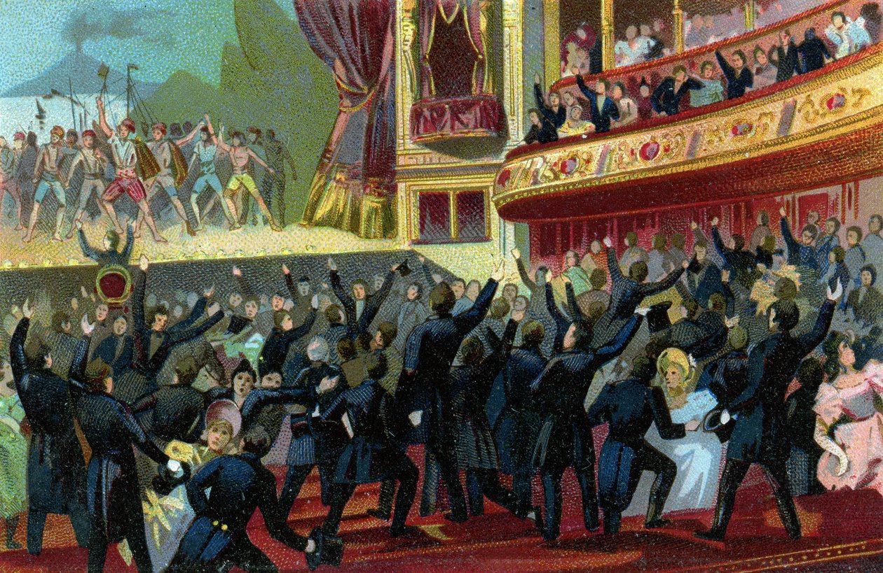 Belgian Revolution of 1830 by Unbekannter Künstler