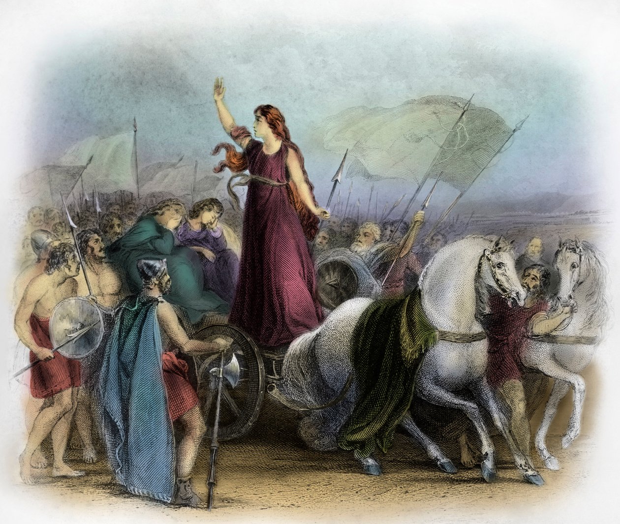 Boudica / Boadicea by Unbekannter Künstler